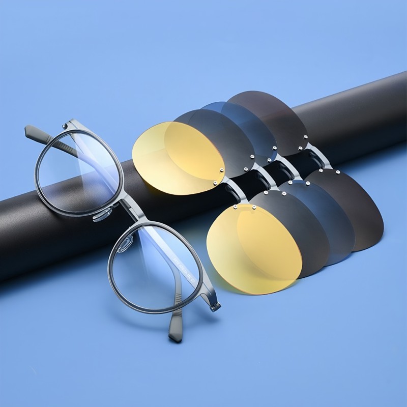 Oval Gray Sunglasses