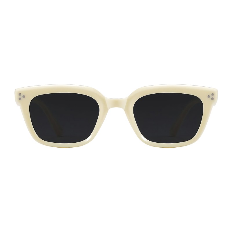 Square White Sunglasses