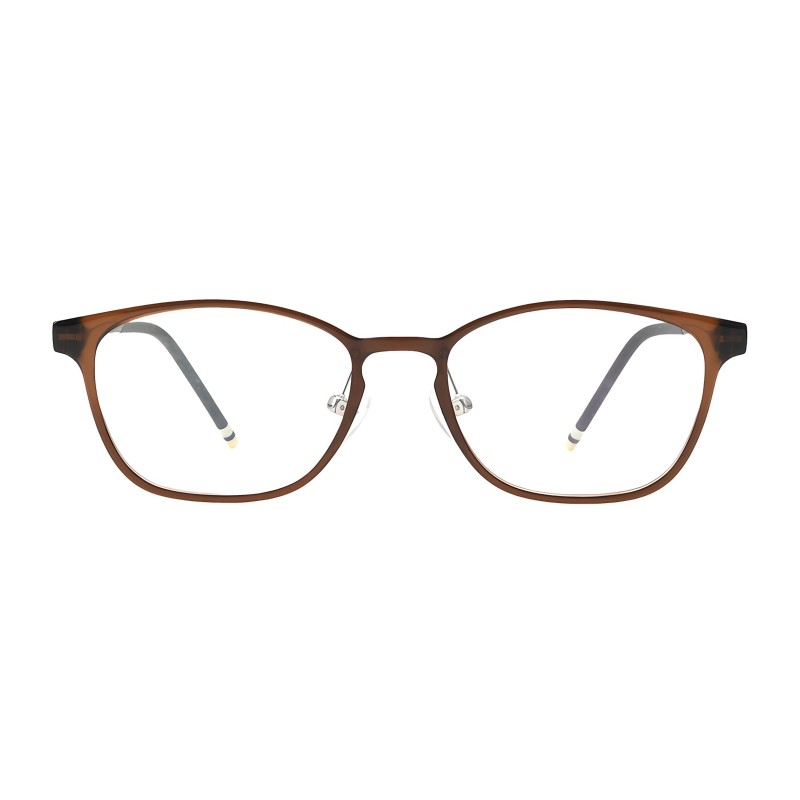 Square Brown Eyeglasses