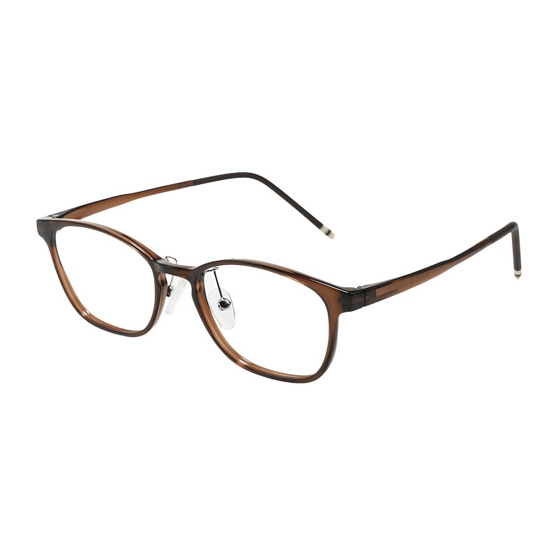 Square Brown Eyeglasses