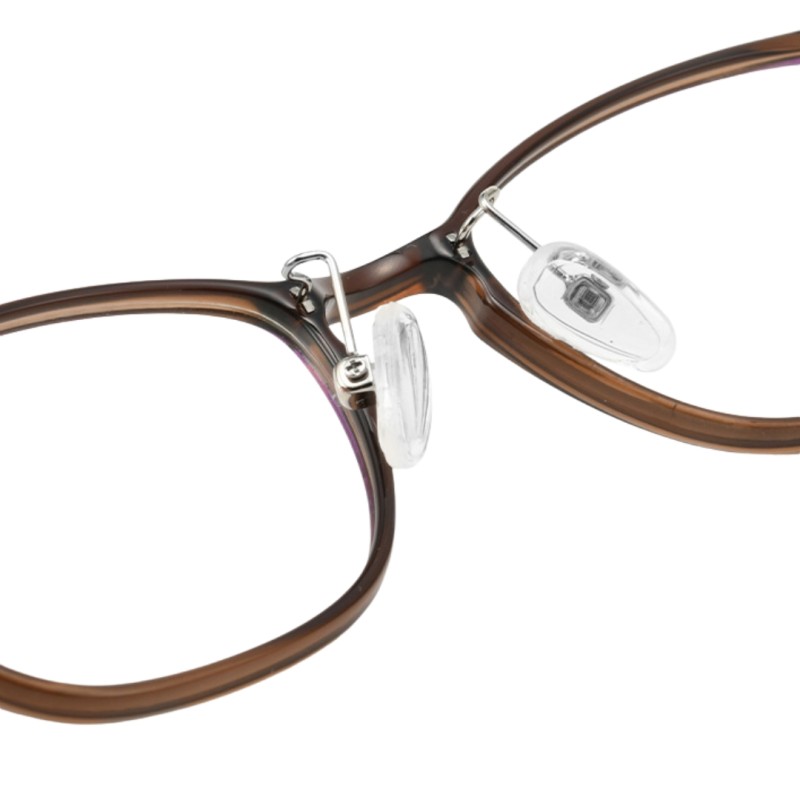 Square Brown Eyeglasses