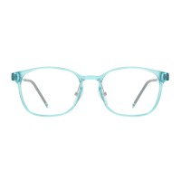 Square Cyan Eyeglasses