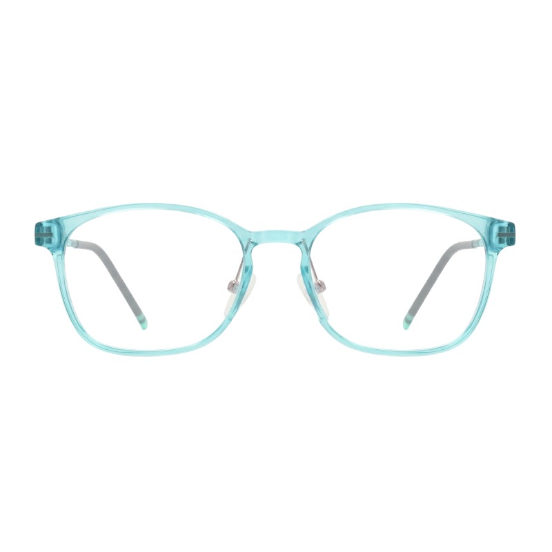 Square Cyan Eyeglasses