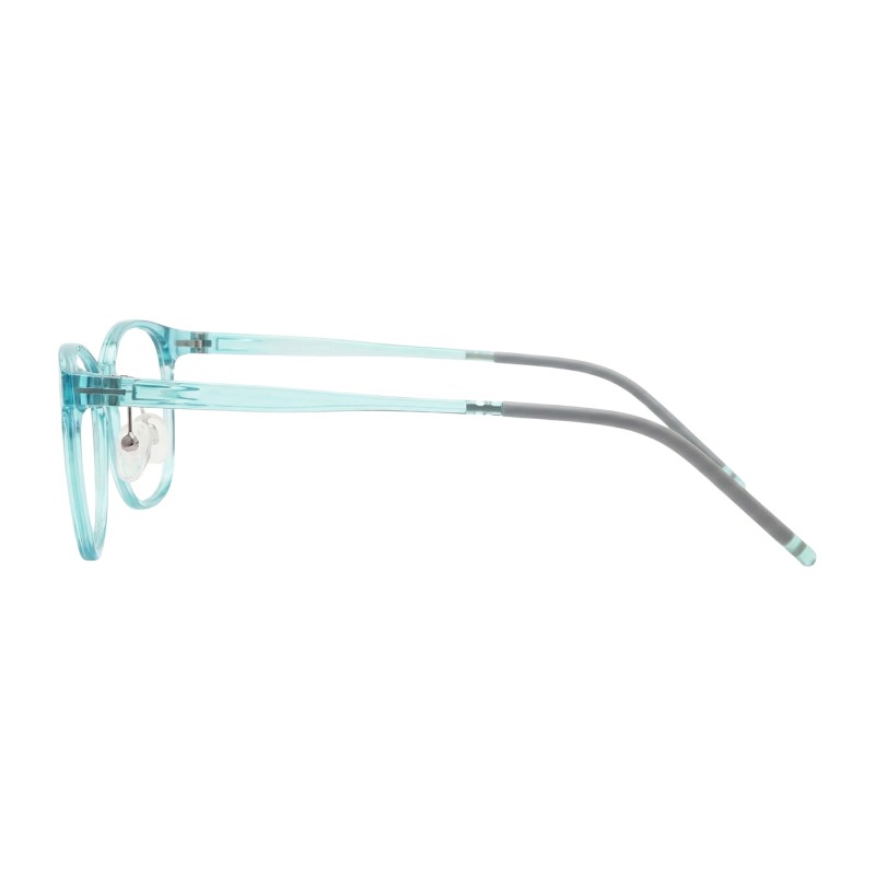Square Cyan Eyeglasses