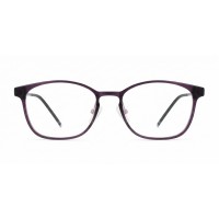 Square Purple Eyeglasses
