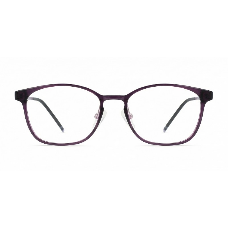 Square Purple Eyeglasses