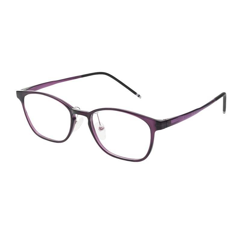 Square Purple Eyeglasses