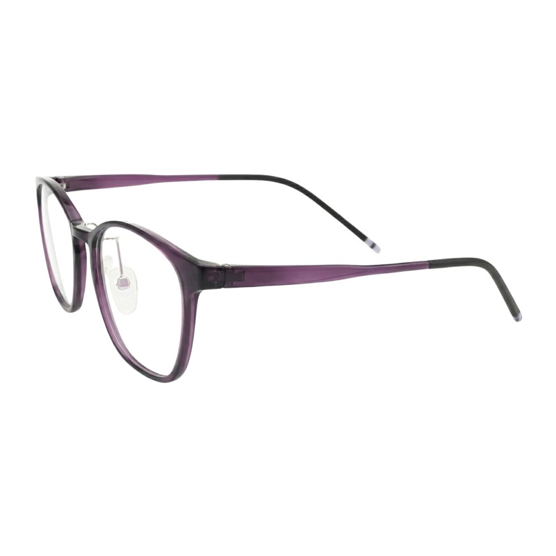Square Purple Eyeglasses