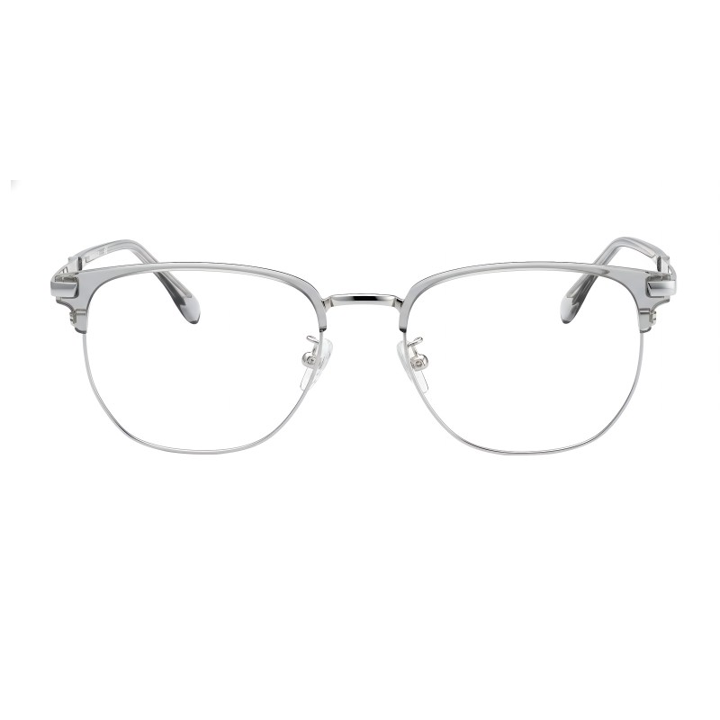 Browline Light Gray Eyeglasses