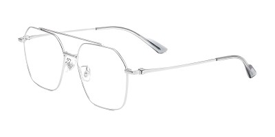 Aviator Silver Eyeglasses