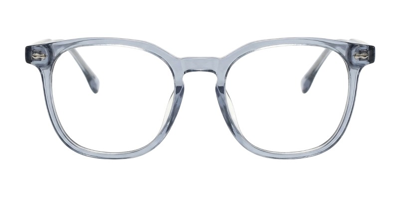 Rochelle Blue Square Prescription Glasses