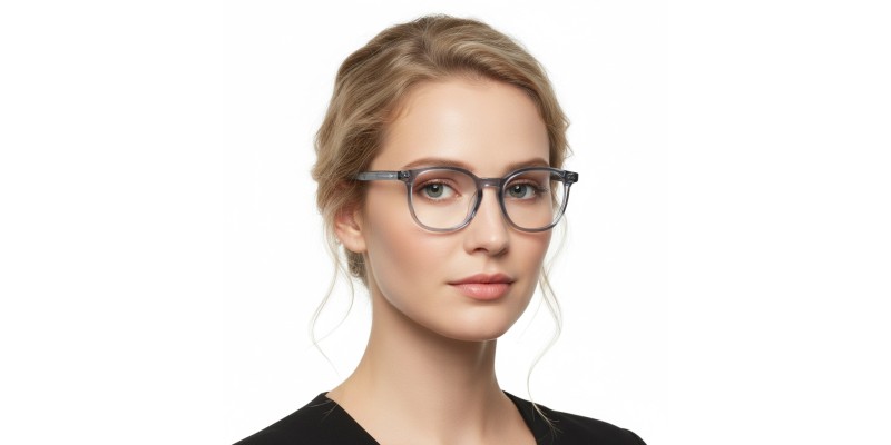 Rochelle Blue Square Prescription Glasses additional view