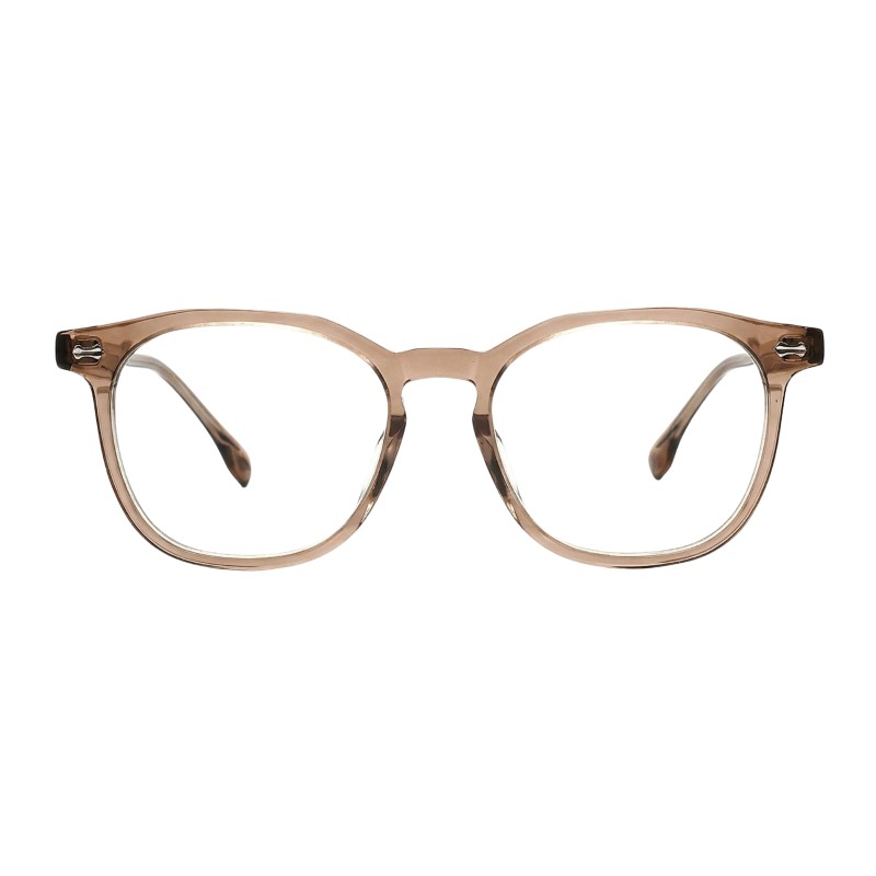 Polygon Light Mocha Eyeglasses
