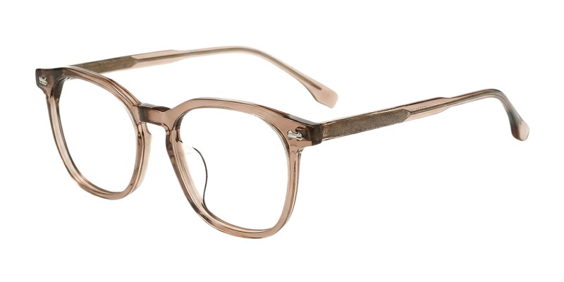 Rochelle Light Mocha Square Prescription Glasses additional view