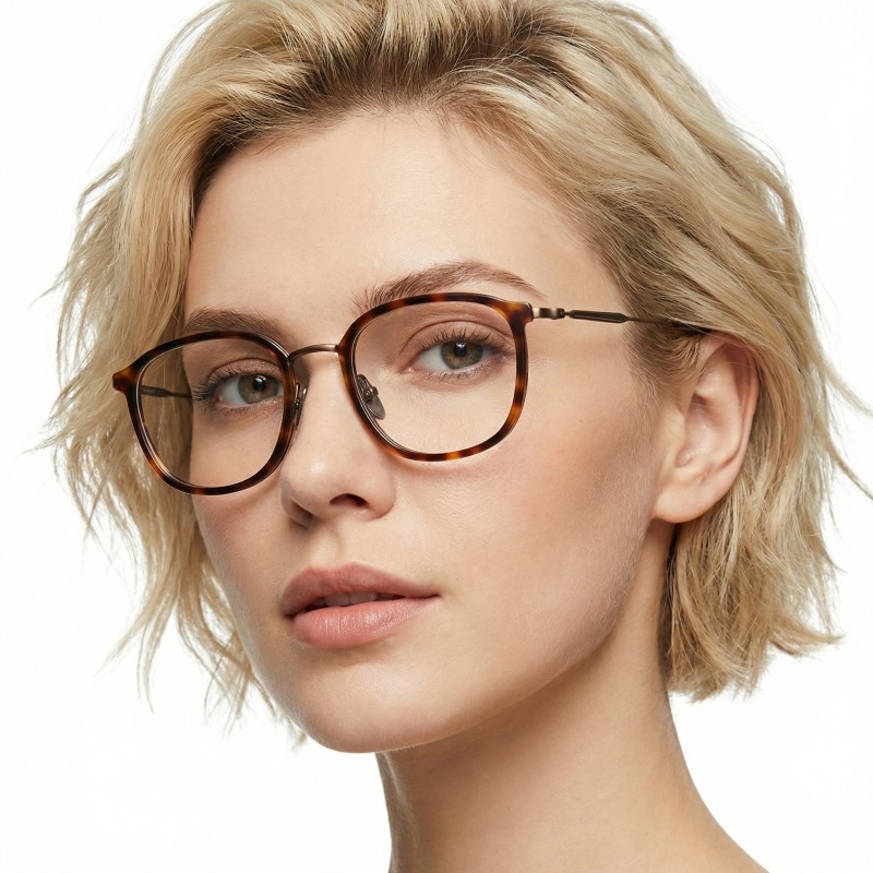 Round Tortoise Eyeglasses