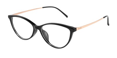 Cat Eye Black Eyeglasses