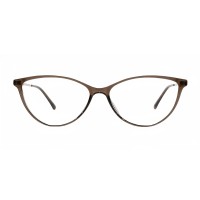 Cat Eye Brown Eyeglasses