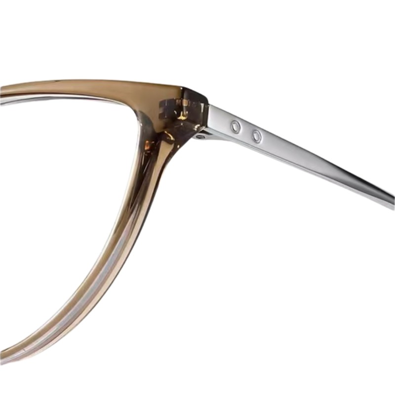 Cat Eye Brown Eyeglasses