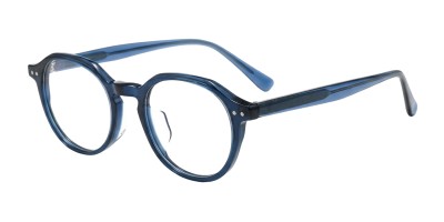 Polygon Blue Eyeglasses