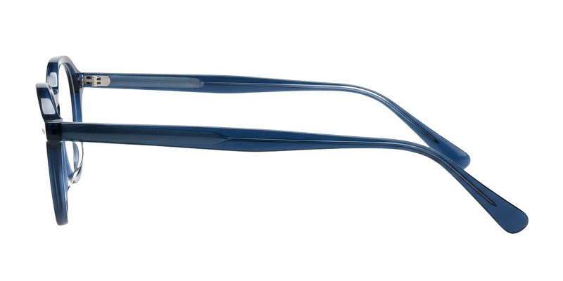 Shelby Blue Polygon Prescription Glasses additional view