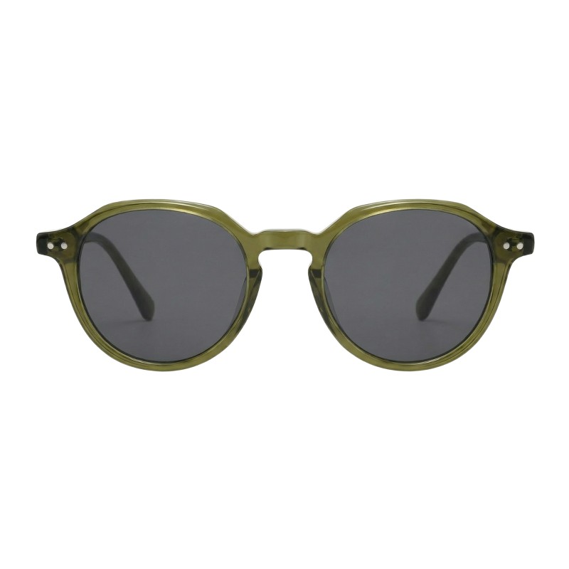 Polygon Olive Green Eyeglasses