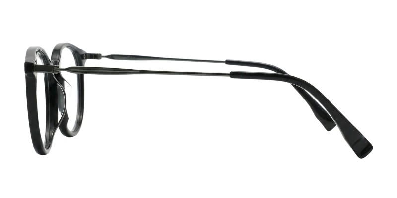 Vivian Black Polygon Prescription Glasses additional view