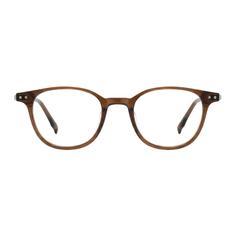 Square Brown Eyeglasses