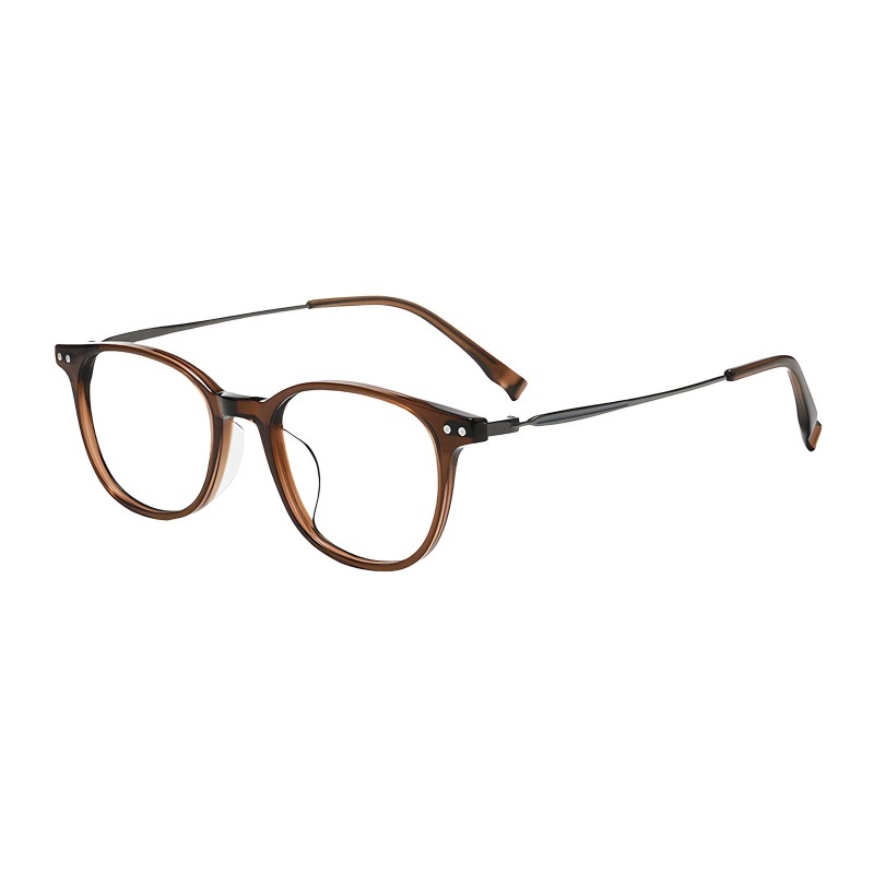 Square Brown Eyeglasses