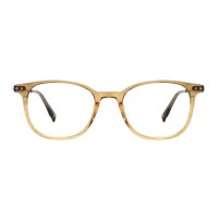 Vivian - Square Light Brown Eyeglasses
