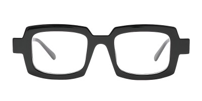 Sierra Black Polygon Prescription Glasses