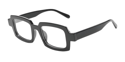Sierra Black Polygon Prescription Glasses