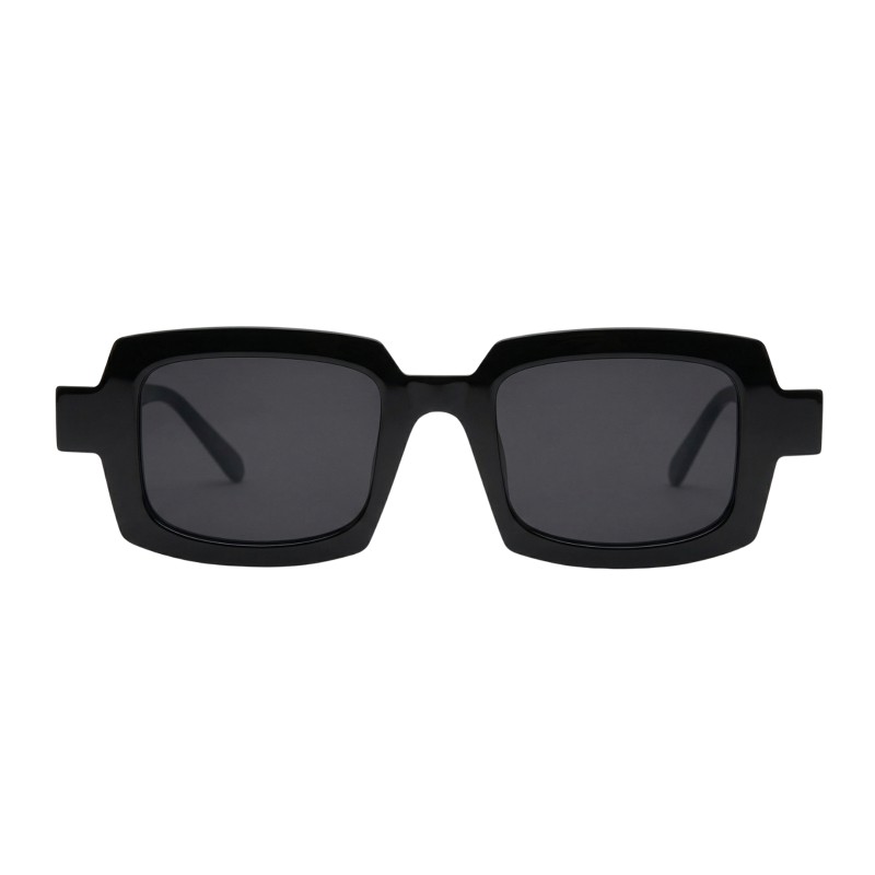 Polygon Black Eyeglasses