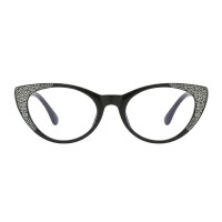 Dora - Cat Eye Black Eyeglasses