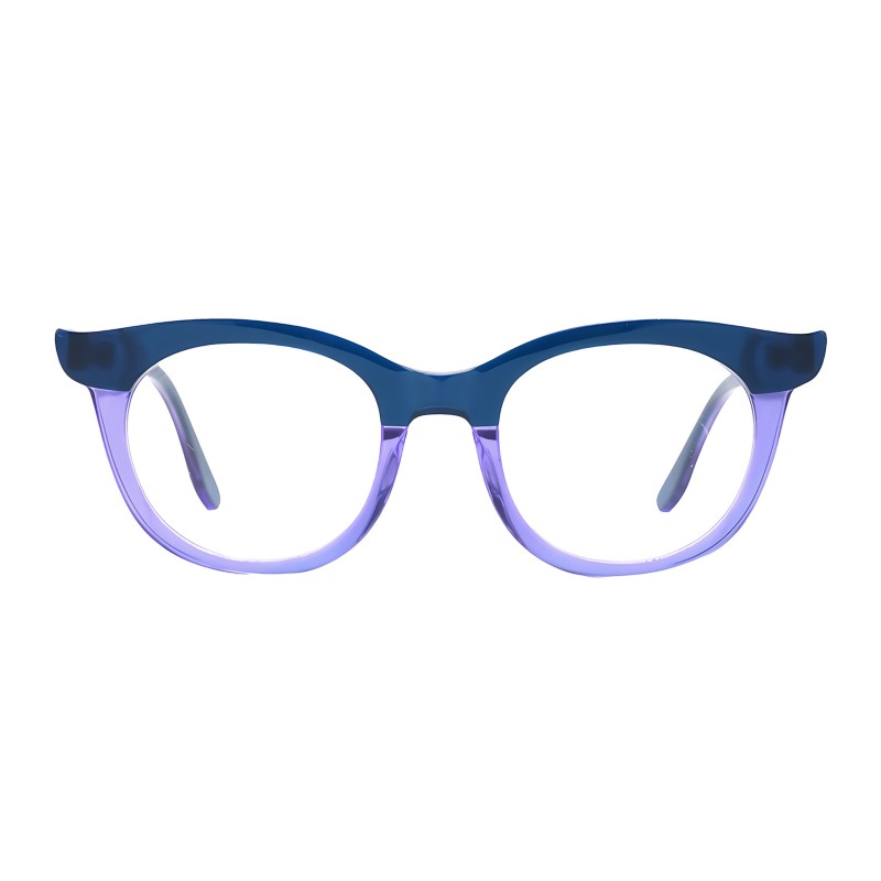Polygon Blue/Purple Eyeglasses