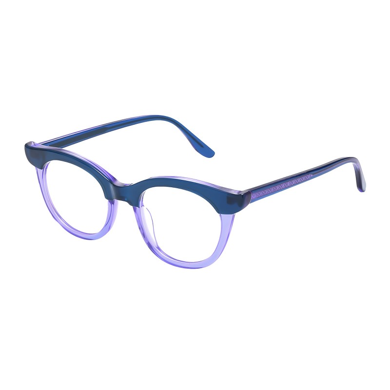Polygon Blue/Purple Eyeglasses
