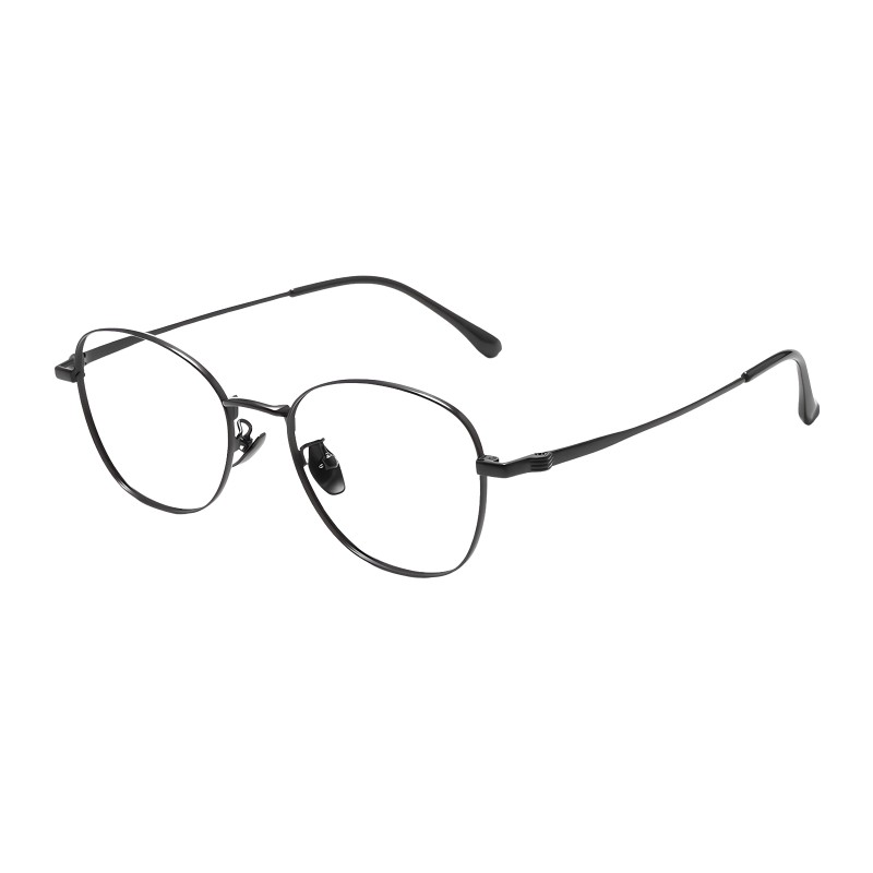 Oval Black Eyeglasses