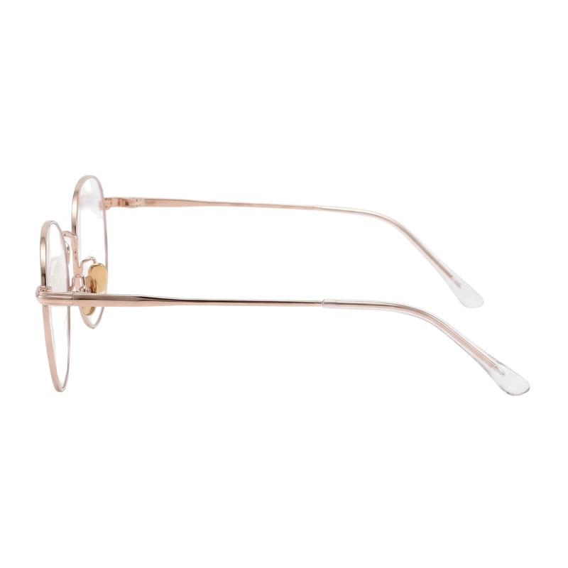 Oval Rose Gold Eyeglasses