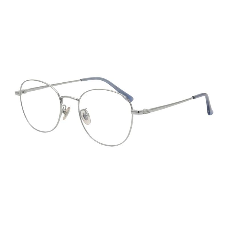 Oval Silver Eyeglasses