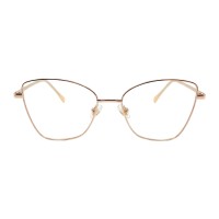 Cat Eye Champagne Eyeglasses