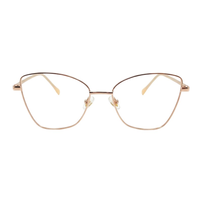 Cat Eye Champagne Eyeglasses