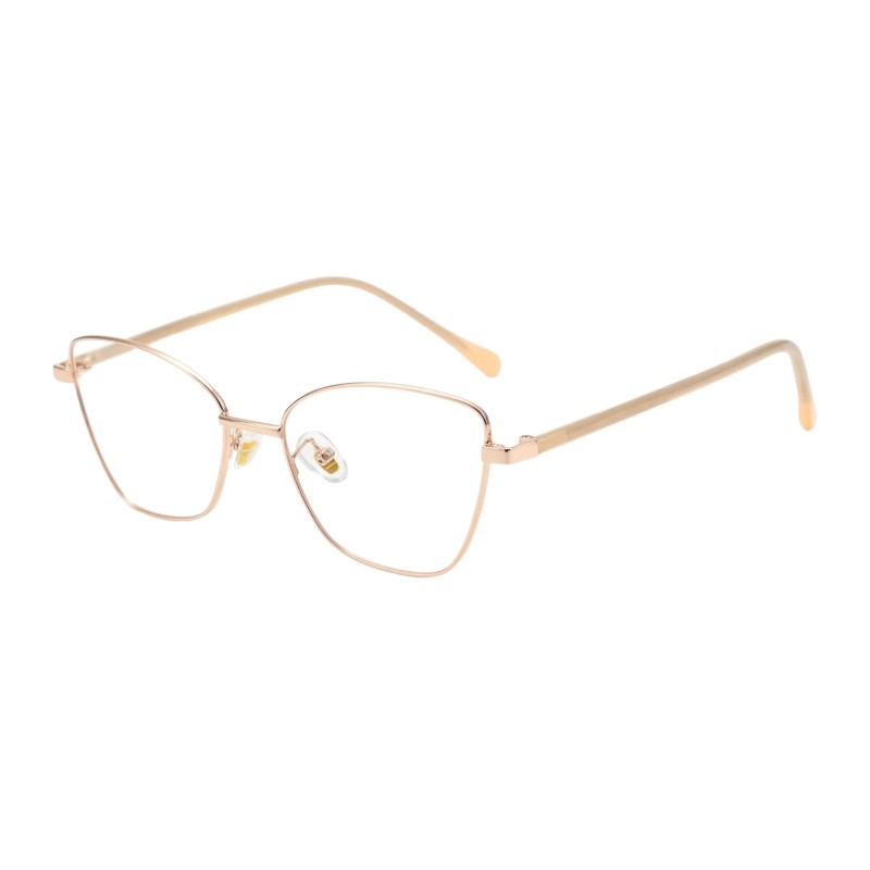 Cat Eye Champagne Eyeglasses