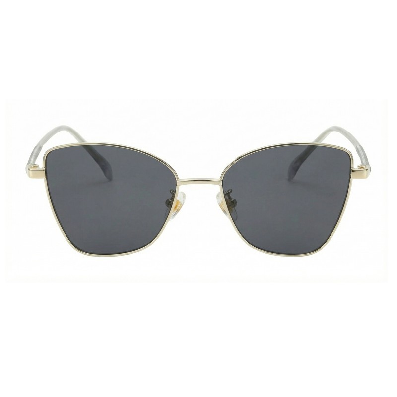 Cat Eye Golden Eyeglasses