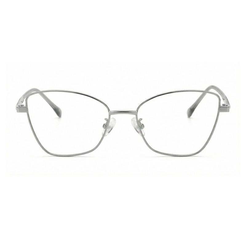 Cat Eye Gunmetal Eyeglasses