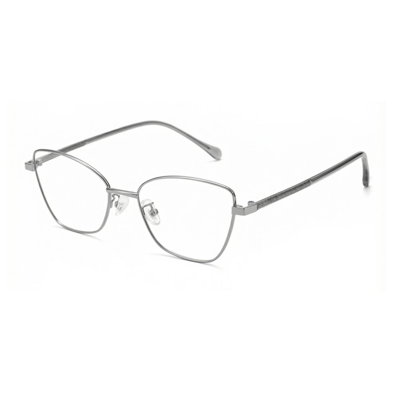 Cat Eye Gunmetal Eyeglasses