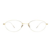 Cat Eye Golden Eyeglasses