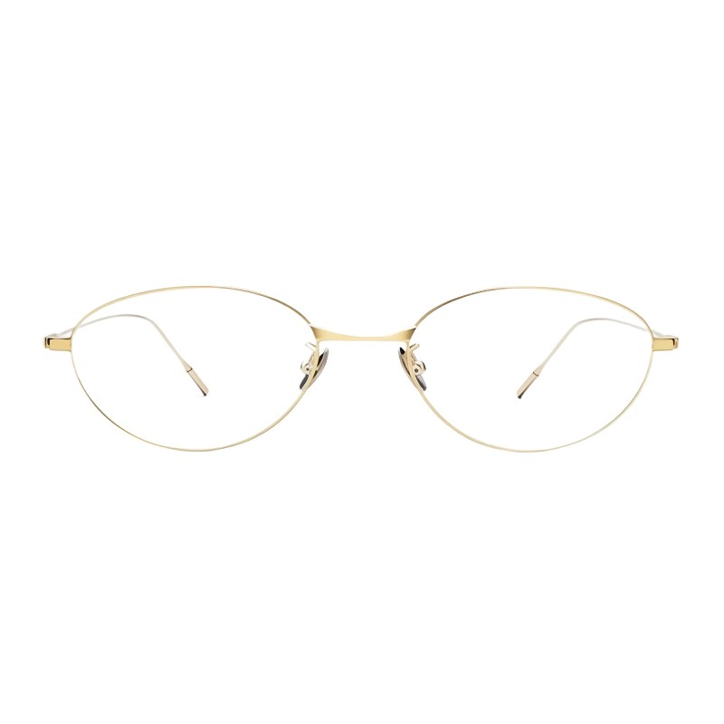 Cat Eye Golden Eyeglasses