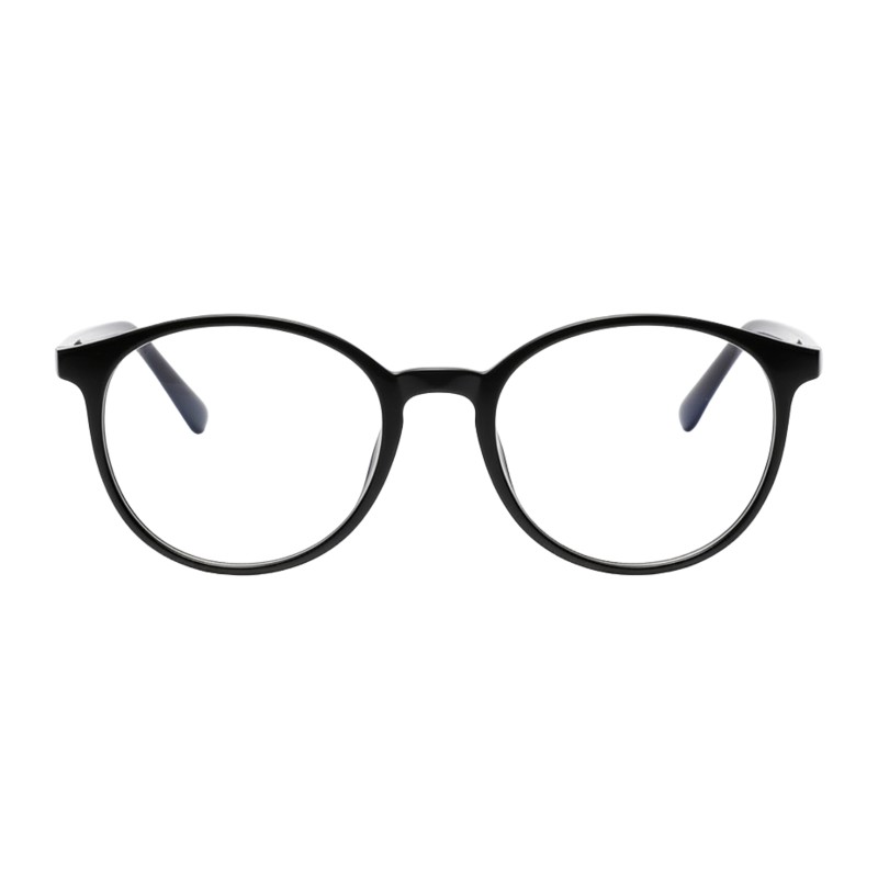 Round Black Eyeglasses