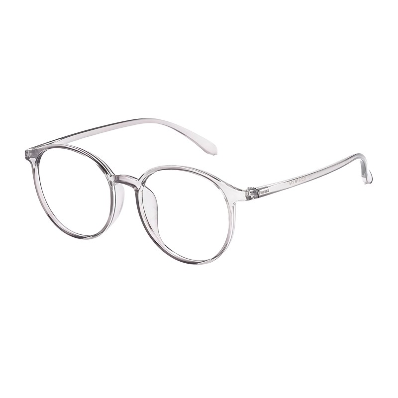 Round Gray Eyeglasses