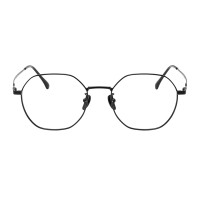 Polygon Black Eyeglasses
