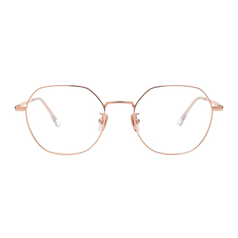 Polygon Rose Gold Eyeglasses